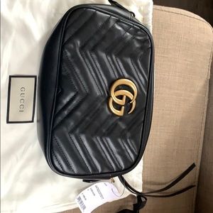 GG Marmont small matelassé shoulder bag
